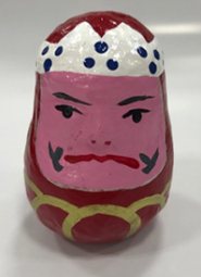 手作りの三原だるま（赤）